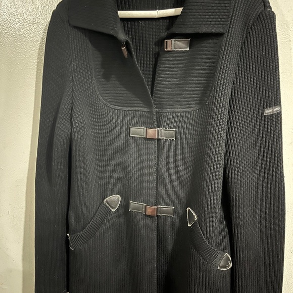 Saint James 100% wool sweater luxury staple timeless W s/m substantial thick - Picture 6 of 12